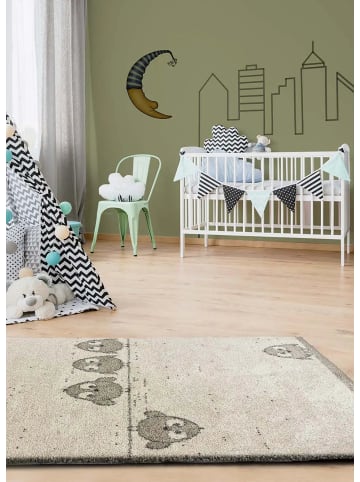 Atticgo Kinderteppich CRANBERRY in weiß