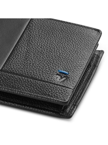 Roncato Trial DLX Geldbörse RFID Schutz Leder 9.5 cm in nero