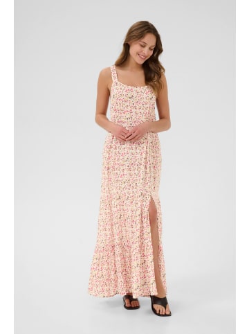 Kaffe Kleid KAvalery A-shape in Chalk w. multi flowers
