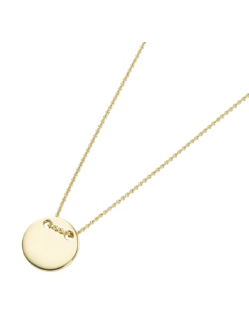 Smart Jewel Collier Mit Plättchen in Gold