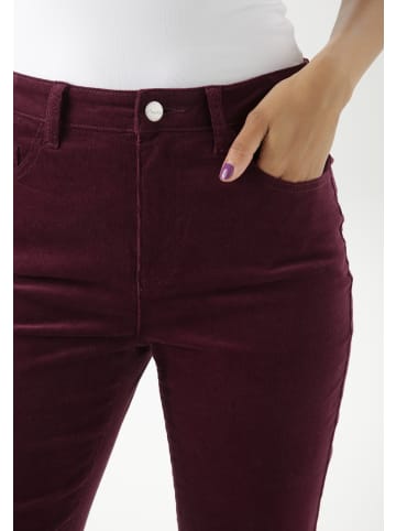 Aniston CASUAL Cordhose in bordeaux
