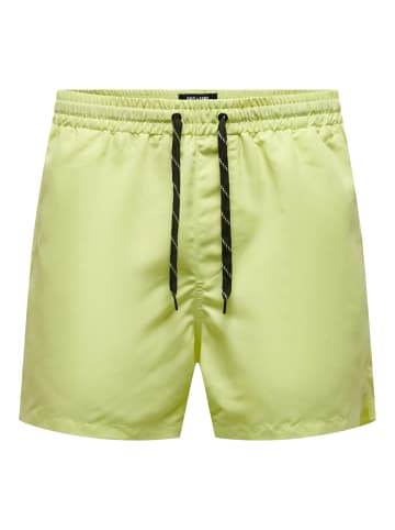 Only&Sons Badeshorts 'ONSTED' in grün