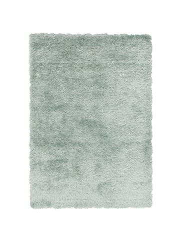 Pergamon Hochflor Langflor Shaggy Teppich Glow in Mint