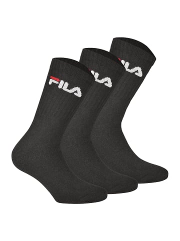 Fila Socken 3er Pack in Schwarz