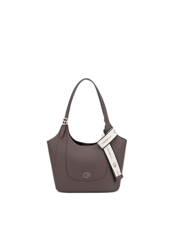 Chrisbella Schultertasche in D223 CHOCOLATE