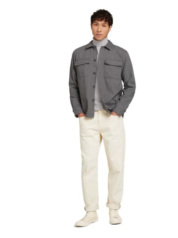 TOM TAILOR Denim Hemd Relaxed Overshirt in Grau