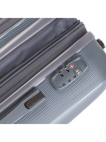 Heys Vantage 4 Rollen Kabinentrolley S 55 cm mit Dehnfalte in slate blue