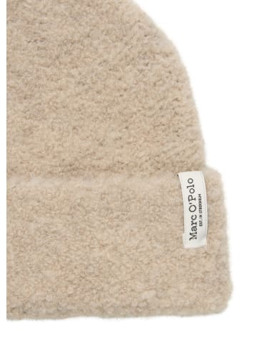 Marc O'Polo Bouclé-Strickmütze in rocky grey melange