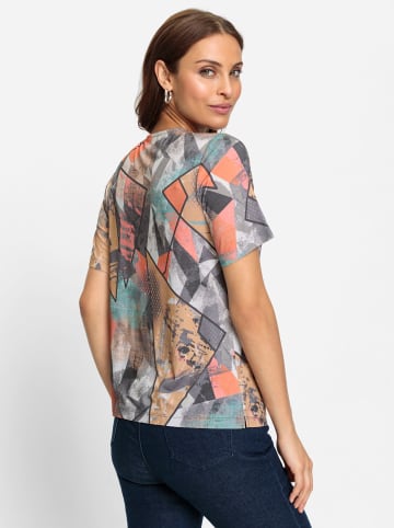 WITT WEIDEN Shirt in papaya-ecru-bedruckt