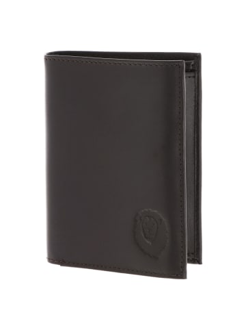 oxmox Leather Geldbörse RFID Schutz Leder 13 cm braun-freedom lion