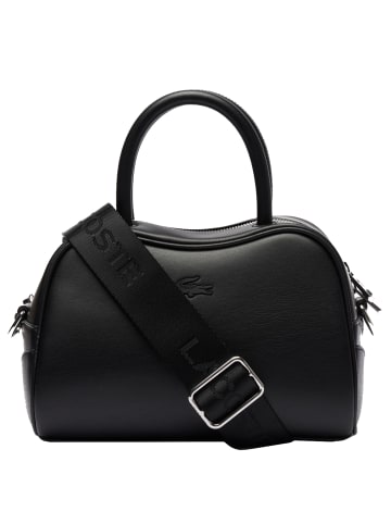 Lacoste Fashion Retro - Henkeltasche XS 22 cm in schwarz