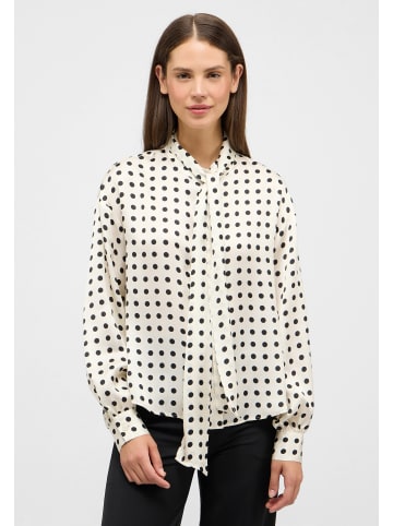 Eterna Bluse OVERSIZE FIT in weiß/schwarz