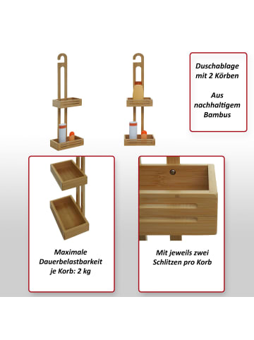 MCW Duschablage M23 2 Körbe, Standard