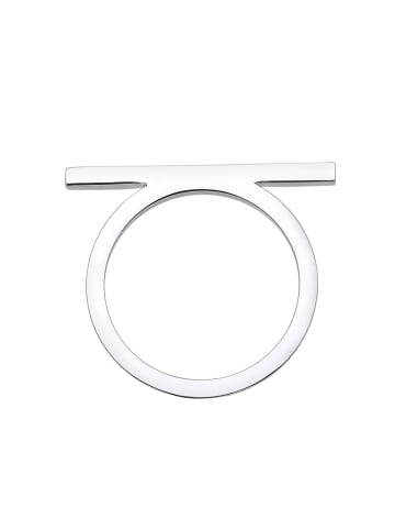 Elli Ring 925 Sterling Silber Geo in Silber