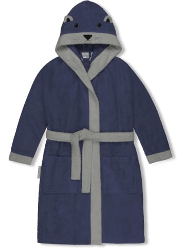 normani Frottee Bademantel für Kinder aus Bio-Baumwolle in Otter-Lila