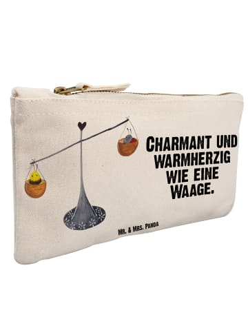 Mr. & Mrs. Panda Etui Sternzeichen Waage mit Spruch in Weiß