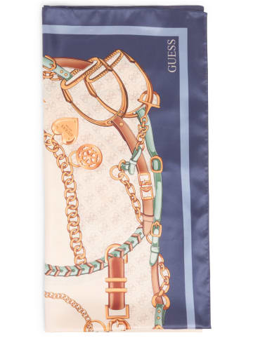 Guess Tuch in beige blau - 0002
