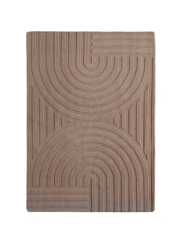 Kurzflor Teppich Pompei 1611 in Beige