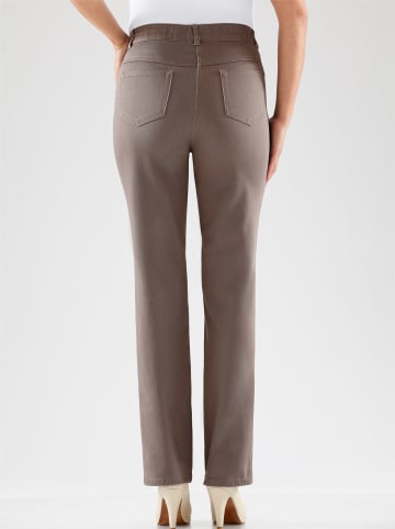 WITT WEIDEN 5-Pocket-Jeans in taupe