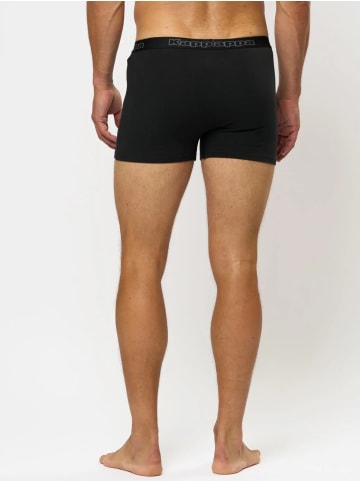 Kappa 2- Pack Unterhose KMLogo Anavi in Grey dk Melange-Black