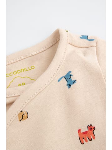 Coccodrillo Langarm-Body in beige