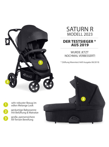 Hauck Kombi-Kinderwagen Saturn R Duoset inkl. Babywanne