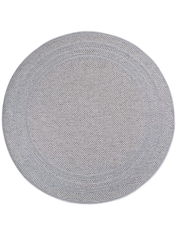 KADIMA DESIGN Outdoorteppich Boho Wetterfest UV-beständig Waschbar in Grau