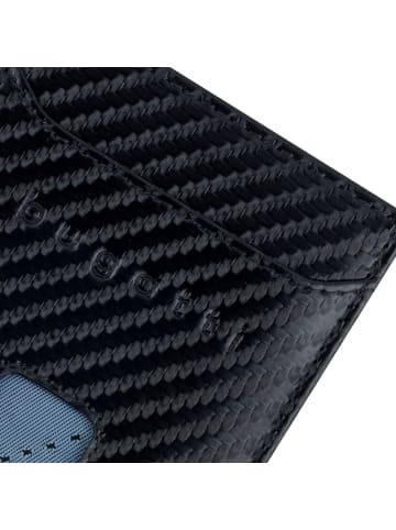 Bugatti Secure Slim Geldbörse RFID Schutz Leder 8 cm schwarz