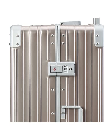 Aleon Fortis 4-Rollen Trolley Aluminium 67 cm rosegold