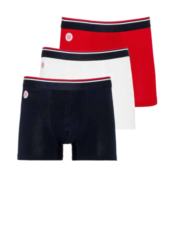 Cipo & Baxx Boxershorts in Red-White-Navyblue