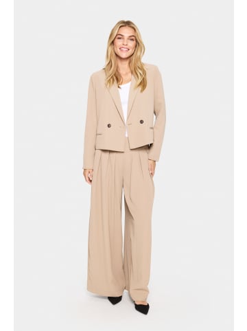 SAINT TROPEZ Casual Hose IdaneSZ Lockere Passform in Crockery