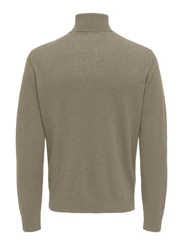 ONLY & SONS Strickpullover in Desert Taupe