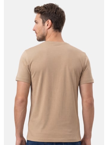 Ragman Unterhemd / Shirt Kurzarm Basic in Weiß / beige
