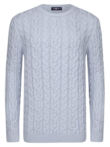 JIMMY SANDERS Pullover Mit Rundhalsausschnitt in Babyblau