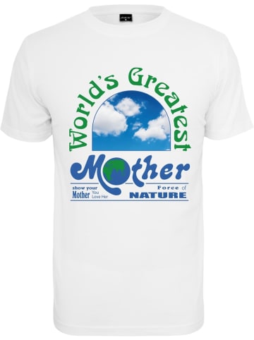 Mister Tee T-Shirt "Mother Nature Day Tee" in Weiß