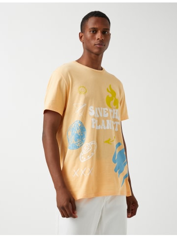 KOTON T-shirt in Orange