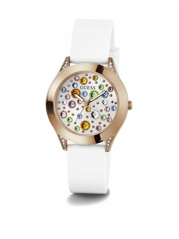 Guess Analoguhr für Damen in Weiß