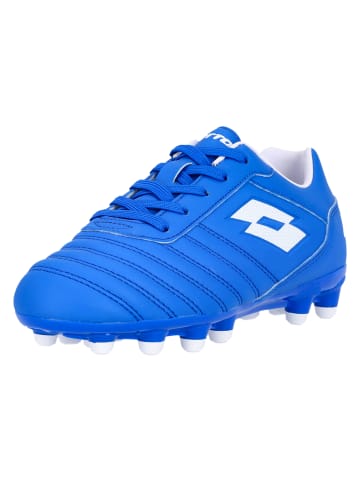 Lotto Fußballschuhe Stadio 700 AGM JR in 7JV Pacific Blue/All White