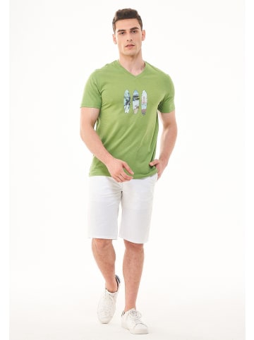 Organication T-Shirt "MOR13618" in Grasgrün