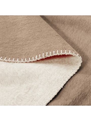 Schiesser Wohndecke Klara (150x200 cm) in Taupe