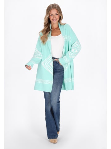 IZIA Women Cardigan in aqua