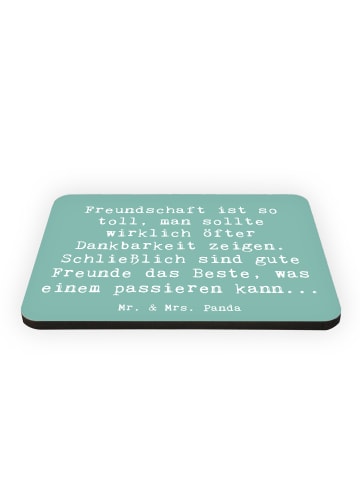 Mr. & Mrs. Panda magnet Spruch Dankbarkeit für Freundschaft mit ... in Meeresbrise