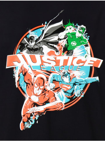 DC Comics Justice League T-Shirt Helden in schwarz
