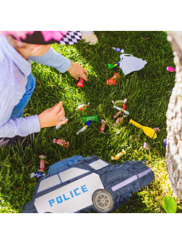 relaxdays 3-tlg. Pinata Set "Polizei" in Blau