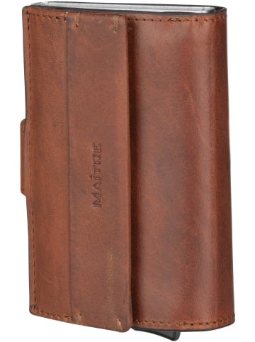 Maître Kreditkartenetui Birkenfeld C-Three E-Cage SV8F in Cognac