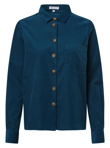 Marie Lund Cordbluse in petrol