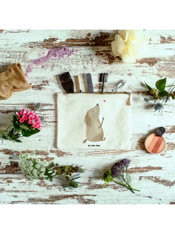 Mr. & Mrs. Panda Federmappe Hund Liebe ohne Spruch in Weiß