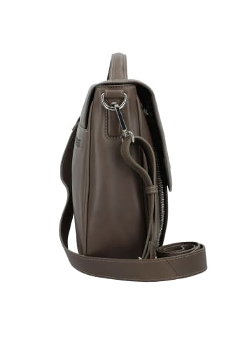 Leonhard Heyden Nizza Aktentasche Leder 39 cm Laptopfach taupe