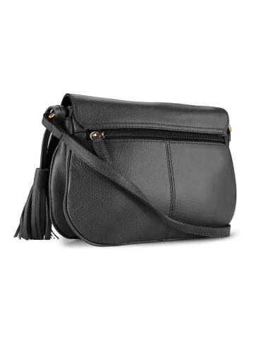 PICARD Calico Schultertasche Leder 25 cm in schwarz