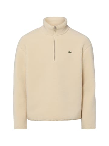 Lacoste Fleece-Sweatshirt in beige